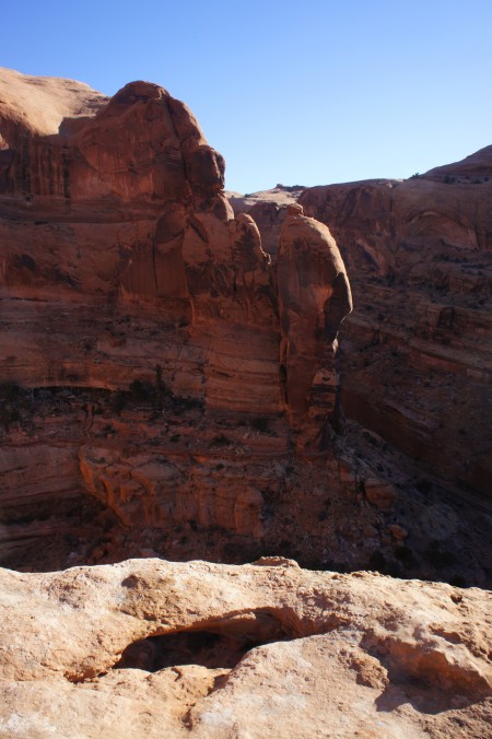 Bootlegger Canyon from near Corona Arch
