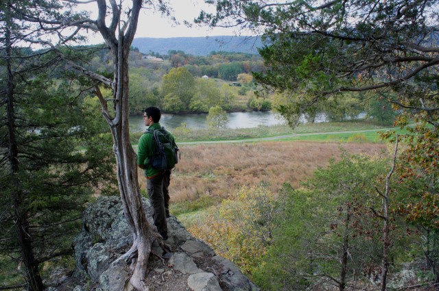 Observation Point, Redtail Ridge Trail, Shenandoah River State Park, October 2015